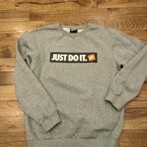 NIke Just Do It grey sweatshirt